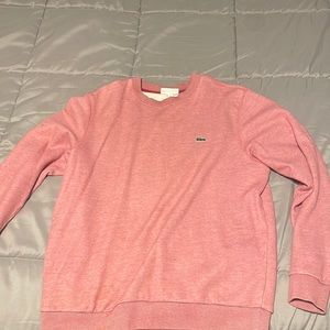 Mens Pink Large Lacoste Sweater